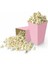 Parti Aşkı Pembe Mısır Kutusu - 8 Adet Popcorn Kutusu 8*11,5 cm 1