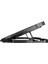 D17 Notebook Soğutucu Versatile 4 Fanlı Yükseklik Ayarlı Notebook Standı Leptop Soğutucu Kırmızı Işıklı 2