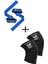 Ağırlık Kaldırma Kayışı Lifting Straps Mavi + Antrenman Dizliği Knee Wraps Legend 2'li Paket 1