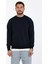 Bisiklet Yaka Sweatshirt - Lacivert 1