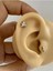 Arescollection 1 Adet G23 Titanium ( Titanyum ) Zirkon Taşlı Tragus Helix Conch Lobe Uyumlu Piercing 1