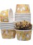 50'li Tavşan Desenli Cupcake Muffin Kek Kalıbı Pet Kapsül 50x39 3