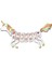 Parti Aşkı Unicorn Happy Birthday Yazısı Pembe Renk Unicorn 3D Banner Doğum Günü Parti Yazısı 1