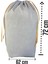 Gri Büzgülü Hurç 6'lı Set - 2xxl ,2xl, 2l - Taşınma Çantası - Yorgan Yastık Çamaşır Saklama Torbası 2