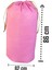 Pembe Büzgülü Hurç 8'li Set - 2xxl ,2xl, 4l - Taşınma Çantası -Yorgan Yastık Çamaşır Saklama Torbası 3