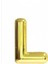 L Gold Harf Balon 34" 76 cm 1