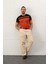 Erkek Renkli Slim-Fit Kalıp Yazlık Triko T-Shirt Siyah - 5018DNGR 5