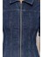 Moda Fit Casual Günlük Comfort Denim Gömlek Yaka Kısa Kol Basic Mini Boy Elbise 5