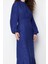 Moda Regular Casual Günlük Jakar Dokuma Bisiklet Yaka Uzun Kol A-Line Maxi Boy Tesettür Elbise 2