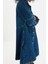 Moda Regular Casual Günlük Twill Denim Gömlek Yaka Uzun Kol A-Line Mini Boy Elbise 3