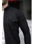 Erkek Siyah Slim Fit Dar Kesim Kot Gömlek 3