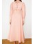 Moda Regular Casual Günlük Poplin Dokuma Gömlek Yaka Uzun Kol A-Line Maxi Boy Tesettür Elbise 1
