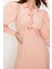 Moda Regular Casual Günlük Poplin Dokuma Gömlek Yaka Uzun Kol A-Line Maxi Boy Tesettür Elbise 2