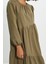 Moda Regular Casual Günlük Terrycotton Dokuma Bisiklet Yaka Uzun Kol A-Line Maxi Boy Tesettür Elbise 3
