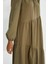 Moda Regular Casual Günlük Terrycotton Dokuma Bisiklet Yaka Uzun Kol A-Line Maxi Boy Tesettür Elbise 4