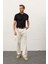 Erkek Slim-Fit Kalıp Polo Yaka Yazlık Triko T-Shirt Siyah - 5006DNGR 3
