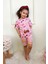 Kız Çocuk Pamuklu Penye Kumaş Şortlu Pijama Takımı 1