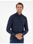 Erkek Lacivert Slim Fit Uzun Kollu Gömlek 50298570-VR033 1
