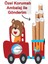 Pilot Ayıcık Seyahatte Çocuk Odası Duvar Sticker Seti Etiket Yapışkanlı 2