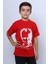 Çocuk Atatürk Ayyıldız Baskılı Tshirt Kısa Kollu A62 1