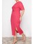 Moda Fit Business Bürümcük Örme Kruvaze Uzun Kol Shift Midi Boy Büyük Beden Elbise 2