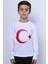 Çocuk Ayyıldız Baskılı Tshirt Uzun Kollu A57 2