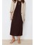 Moda Regular Casual Günlük Aerobin Dokuma Bisiklet Yaka Kolsuz Kol Shift Maxi Boy Tesettür Elbise 4