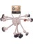 Coto Spider Örgü Köpek Oyuncağı Beyaz 38CM 1