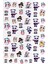 Sticker Kabartmalı A4 Boyutunda Stiker Defter, Planlayıcı ETIKET-(LIM556) - Eğlenceli Panda 1