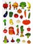 Sticker Kabartmalı A4 Boyutunda Stiker Defter, Planlayıcı ETIKET-(LIM550) - Meyve Sebze 3