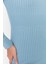 Moda Slim Casual Günlük Fitilli Triko Polo Yaka Uzun Kol Bodycone Midi Boy Elbise 4