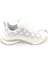 Star Beyaz Deri Süet Taş Detaylı Kadın Spor Ayakkabı 4
