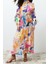 Moda Regular Casual Günlük Chally Dokuma Hakim Yaka Uzun Kol A-Line Maxi Boy Tesettür Elbise 4