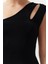Moda Slim Mezuniyet Balo Simli Örme Örme Asimetrik Yaka Kolsuz Kol Bodycone Maxi Elbise 5