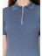 Moda Regular Casual Günlük Tek Plaka Triko Polo Yaka Kısa Kol Shift Midi Boy Elbise 5