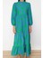 Moda Regular Casual Günlük Terrycotton Dokuma Bisiklet Yaka Uzun Kol A-Line Maxi Boy Tesettür Elbise 1