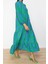 Moda Regular Casual Günlük Terrycotton Dokuma Bisiklet Yaka Uzun Kol A-Line Maxi Boy Tesettür Elbise 4