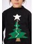 Happy Times Çam Ağacı Desenli Çocuk Yılbaşı Kazağı - Siyah/yeşil 3
