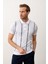 Erkek Slim-Fit Kalıp Polo Yaka Ince Triko T-Shirt Beyaz - 5012DNGR 3