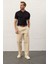 Erkek Slim-Fit Kalıp Polo Yaka Yazlık Triko T-Shirt Koyu Lacivert - 5006DNGR 5