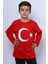 Çocuk Ayyıldız Baskılı Tshirt Uzun Kollu A57 1