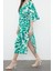 Moda Regular Casual Günlük Shally Dokuma Kruvaze Truvakar Kol Kol A-Line Midi Boy Elbise 3