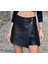 Kadın Suni Deri Şort Etek 4