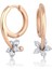 0,45 Karat Pırlanta Çiçek Küpe - PR001536 1