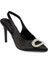 Siyah Vegan-Tekstil Kadın Stiletto - K24I1AY67328-A10 Siyah 1
