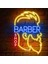 Neon Led Işıklı Kuaför, Berber 2