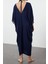 Moda Oversize Plaj Günlük Mesh Dokuma V Yaka Kısa Kol Shift Maxi Boy Elbise 5