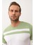 Erkek Renkli Slim-Fit Kalıp Yazlık Triko T-Shirt Yeşil - 5018DNGR 2