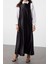 Moda Regular Casual Günlük Saten Dokuma Bisiklet Yaka Kolsuz Kol Shift Maxi Boy Tesettür Elbise 3