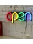neon led ışıklı açık open 1